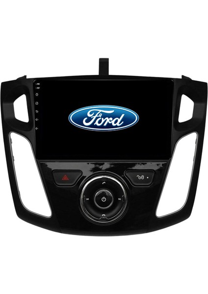 Ford Focus 3-4 Araç Multimedya Android Ekran Carplay Double Teyp 2+32 9" 11-19 Tuşsuz Black