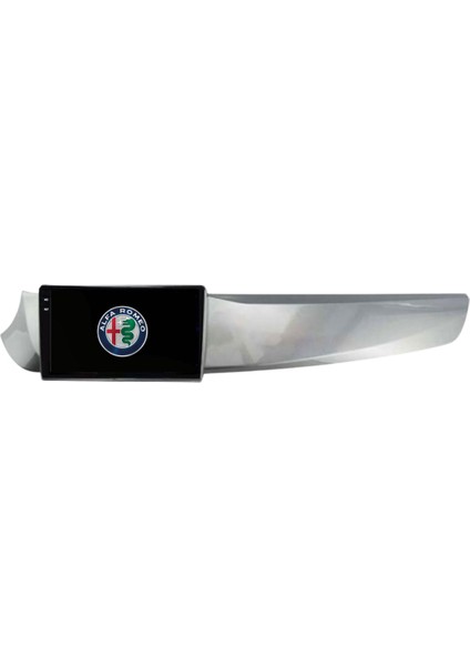 Alfa Romeo Giulietta Araç Multimedya Android Ekran Carplay Double Teyp 2+32 9" 11-13 Silver