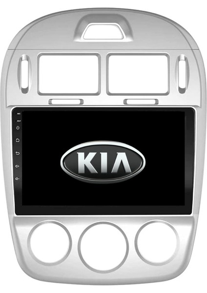 Kia Cerato Araç Multimedya Android Ekran Carplay Double Teyp 2+32 9" 04-06 Silver Old