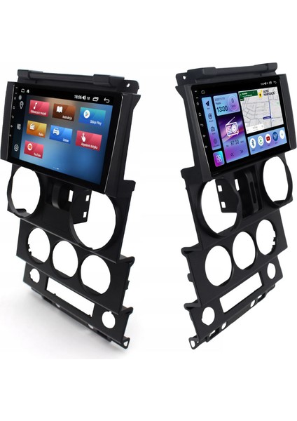 Jeep Wrangler Araç Multimedya Android Ekran Carplay Navigasyon Double Teyp 2+32 9" 07-10 Black