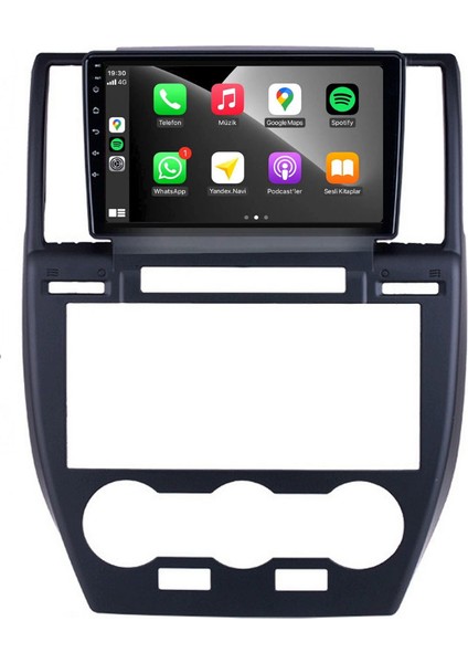 Land Rover Freelander 2 Araç Multimedya Android Ekran Carplay Double Teyp 2+32 9" 07-12 Black