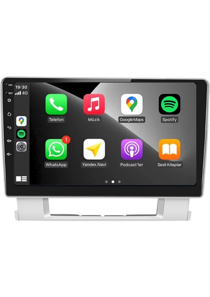 Opel Astra J Araç Multimedya Android Ekran Carplay Navigasyon Double Teyp 2+32 9" 10-20 Silver
