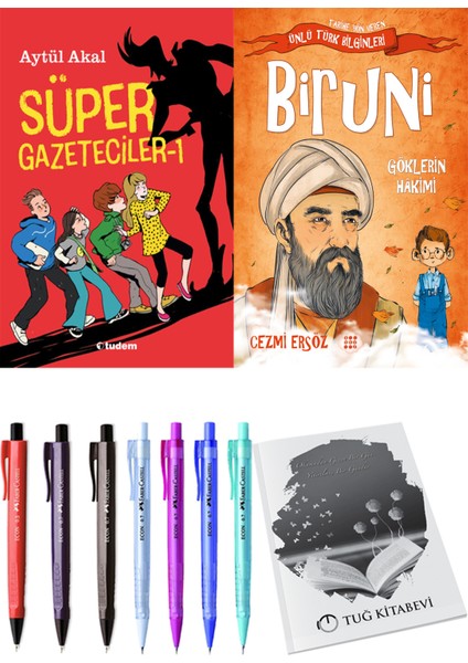 Süper Gazeteciler 1 ve Biruni Göklerin Hakimi + Hediyeli