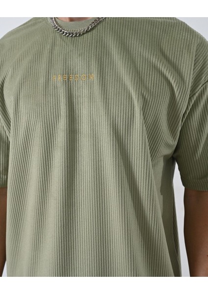 Freedom Kadife Oversize Unisex T-Shirt fiyatları