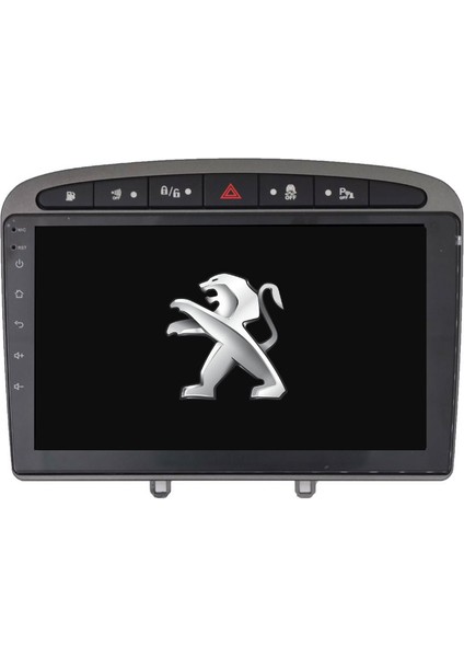 Peugeot 308-408 Araç Multimedya Android Ekran Carplay Navigasyon Double Teyp 2+32 9" 08-13 Gri