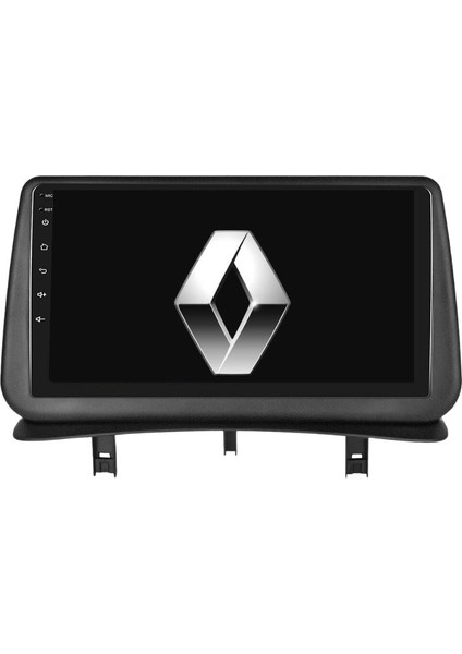 Renault Clio 3 Araç Multimedya Android Ekran Carplay Double Teyp 2+32 9" 05-12 Black