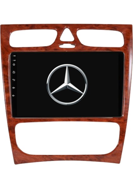 Mercedes C Class C180 (W203-W209) Araç Multimedya Android Ekran Carplay 2+32 9" 00-04 Maun