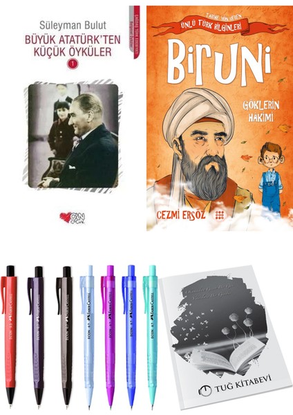 Büyük Atatürk'ten Küçük Öyküler 1 ve Biruni Göklerin Hakimi + Hediyeli