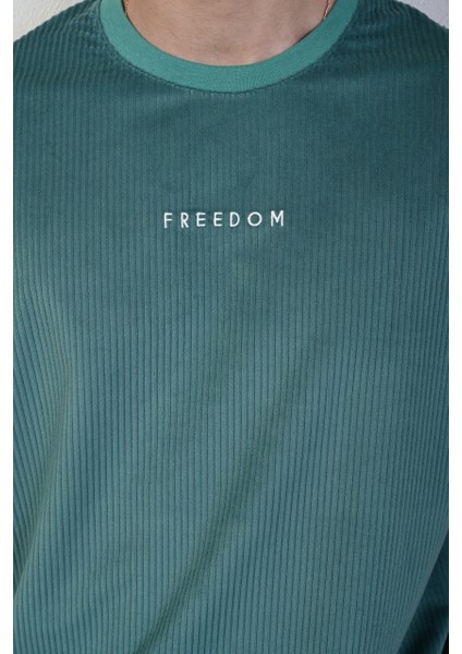 Freedom Kadife Oversize Unisex T-Shirt fiyatları