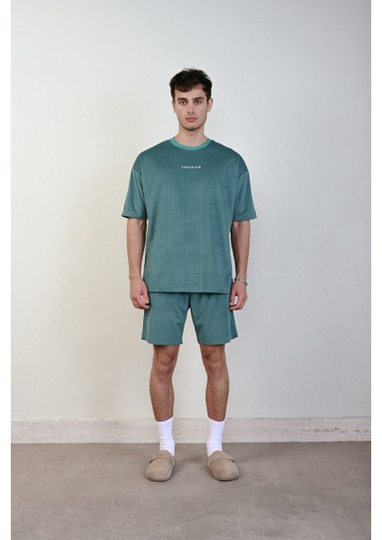 Freedom Kadife Oversize Unisex T-Shirt fırsatları