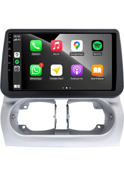 Opel Corsa C Araç Multimedya Android Ekran Carplay Double Teyp 2+32 9" 00-06 Black/silver