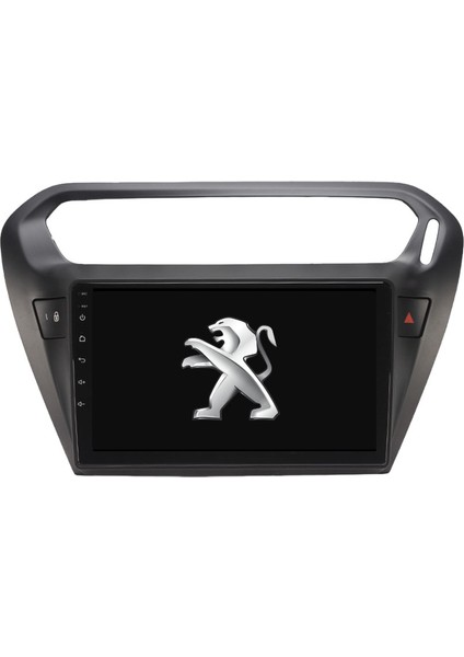 Peugeot 301 Araç Multimedya Android Ekran Carplay Navigasyon Double Teyp 2+32 9" 12-20 Black