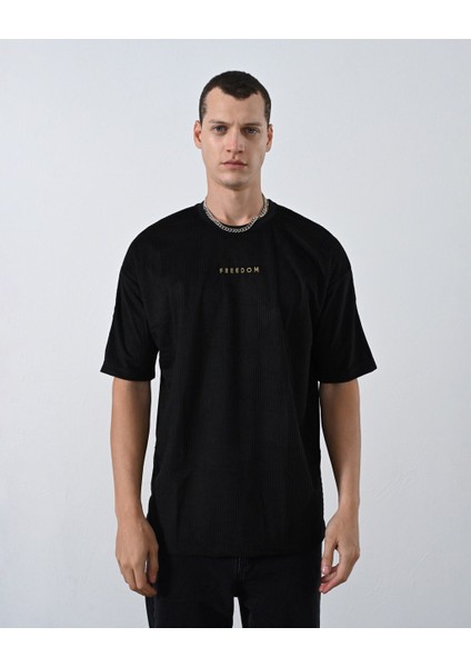 Freedom Kadife Oversize Unisex T-Shirt