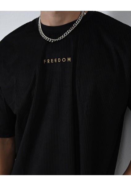 Freedom Kadife Oversize Unisex T-Shirt fiyatları