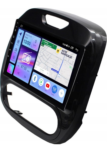 Renault Captur Araç Multimedya Android Ekran Carplay Double Teyp 2+32 9" 13-19 P.black