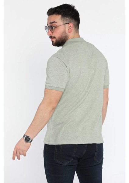 Erkek Polo Yaka Yarım Fermuarlı Tişört P-00015328 modelleri