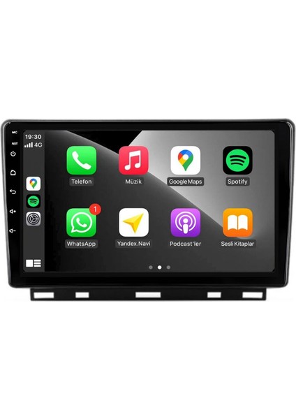 Renault Clio 5 Araç Multimedya Android Ekran Carplay Double Teyp 2+32 9" 20-23 Black