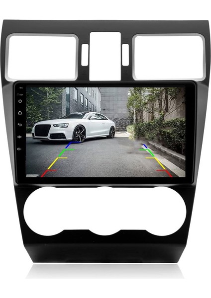 Subaru Forester Araç Multimedya Android Ekran Carplay Double Teyp 2+32 9" 12-15 Black