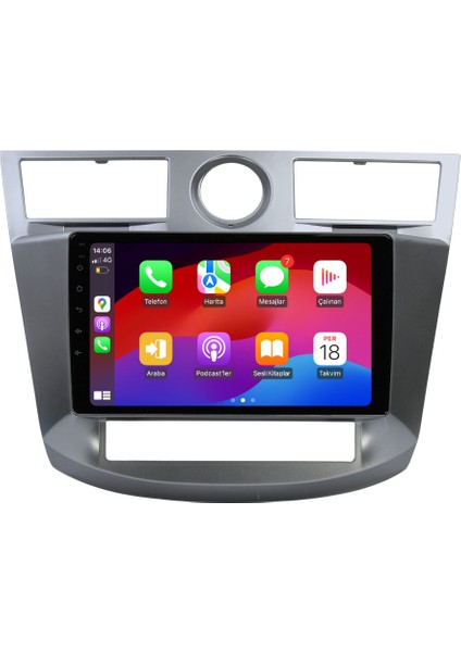 Chrysler Sebring Araç Multimedya Android Ekran Carplay Double Teyp 4+64 9" 07-10 Silver