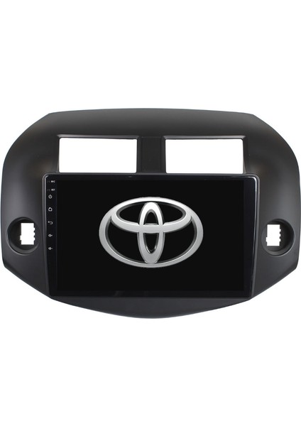 Toyota Rav 4 Araç Multimedya Android Ekran Carplay Navigasyon Double Teyp 2+32 9" 06-12 Black