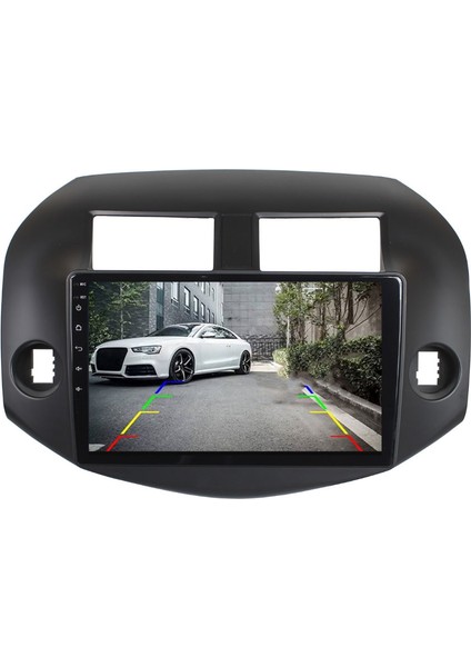 Toyota Rav 4 Araç Multimedya Android Ekran Carplay Navigasyon Double Teyp 2+32 9" 06-12 Black