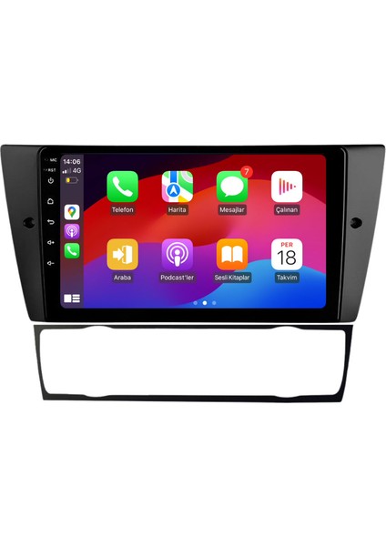 Bmw E90 Araç Multimedya Android Ekran Carplay Navigasyon Cihazı Double Teyp 4+64 9" 05-11 Black indirimleri