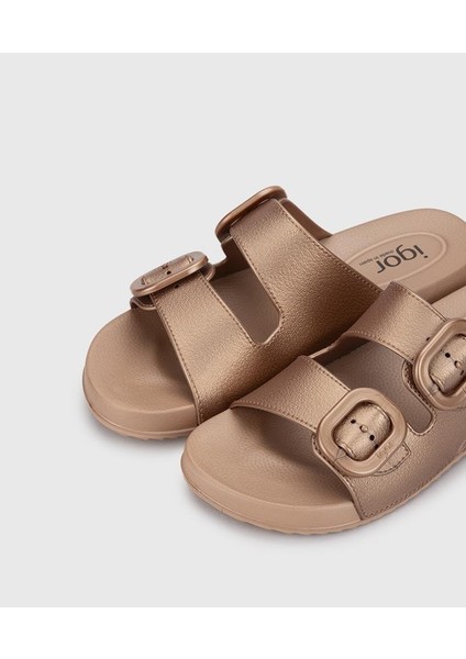 Habana Metal Bronce Kadın Terlik S10345-099 fırsatları