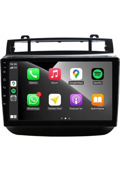 Volkswagen Touareg Araç Multimedya Android Ekran Carplay Double Teyp 2+32 9" 10-15 Black