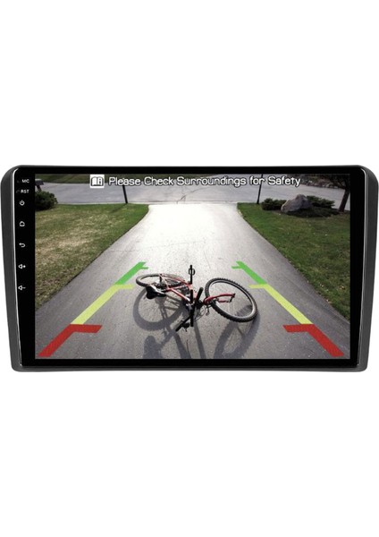 Audi A3 Araç Multimedya Android Ekran Carplay Navigasyon Cihazı Double Teyp 4+64 9" 05-13 Black