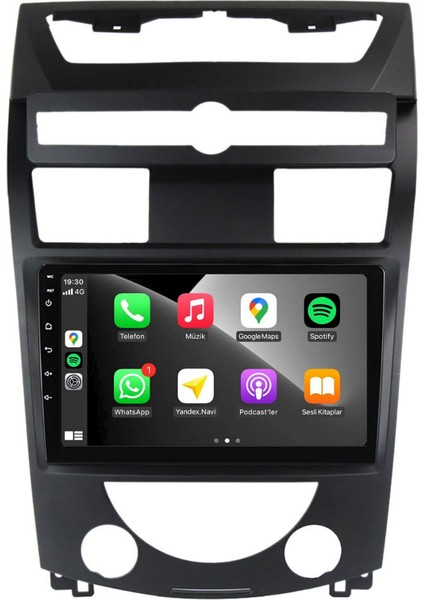 Ssangyong Rexton Araç Multimedya Android Ekran Carplay Double Teyp 2+32 9" 08-13 Black