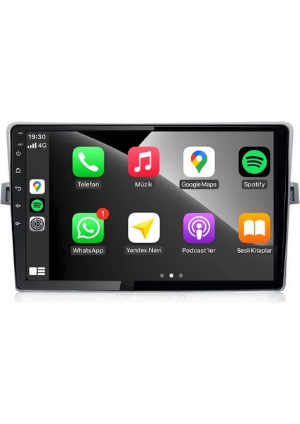 Toyota Verso Araç Multimedya Android Ekran Carplay Navigasyon Double Teyp 2+32 9" 09-17 Silver