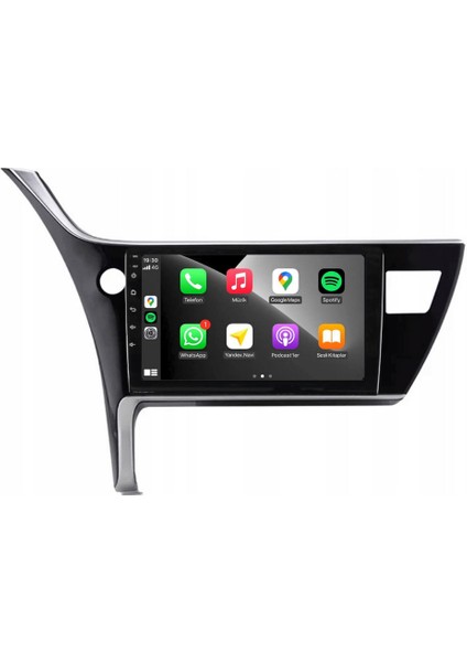 Toyota Corolla Araç Multimedya Android Ekran Carplay Double Teyp 2+32 9" 17-18 Black