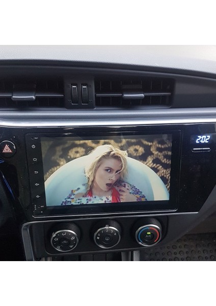 Toyota Corolla Araç Multimedya Android Ekran Carplay Double Teyp 2+32 9" 17-18 Black