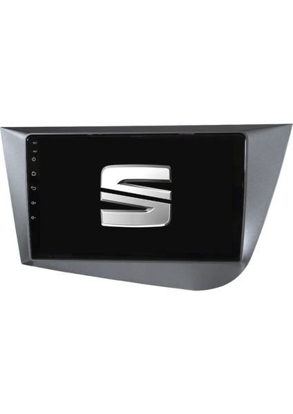 Seat Leon Araç Multimedya Android Ekran Carplay Navigasyon Cihazı Double Teyp 2+32 9" 06-10 Gri