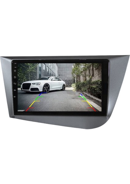 Seat Leon Araç Multimedya Android Ekran Carplay Navigasyon Cihazı Double Teyp 2+32 9" 06-10 Gri