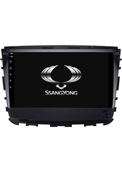 Ssangyong Rexton Araç Multimedya Android Ekran Carplay Double Teyp 2+32 9" 15-20 P.black