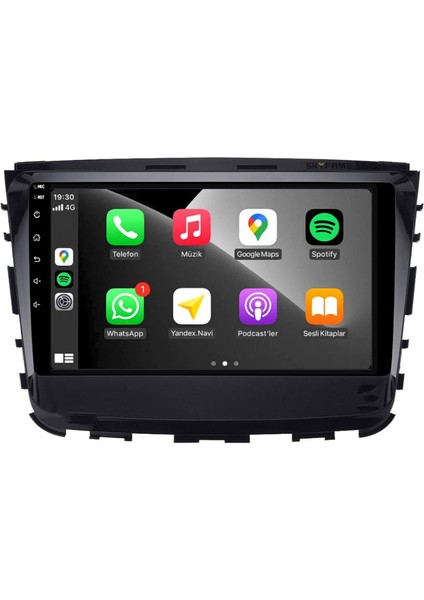 Ssangyong Rexton Araç Multimedya Android Ekran Carplay Double Teyp 2+32 9" 15-20 P.black