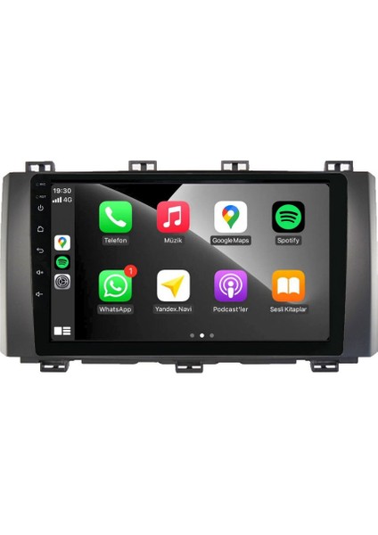 Seat Ateca Araç Multimedya Android Ekran Carplay Navigasyon Double Teyp 2+32 9" 16-21 Black