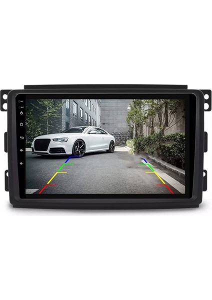 Smart Fortwo - Forfour Araç Multimedya Android Ekran Carplay Double Teyp 2+32 9" 04-10 Black