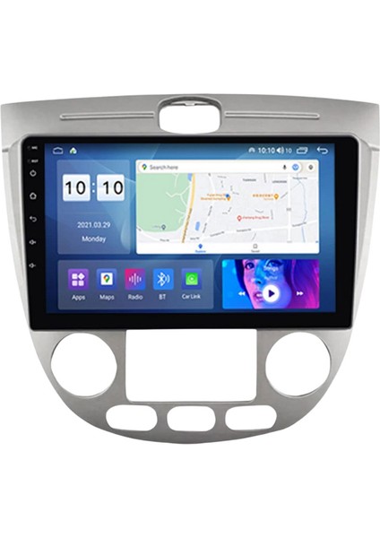 Chevrolet Lacetti Araç Multimedya Android Ekran Carplay Double Teyp 4+64 9" 04-13 Silver