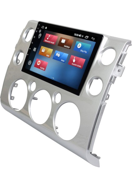 Toyota Fj Cruiser Araç Multimedya Android Ekran Carplay Double Teyp 2+32 9" 07-08 Silver