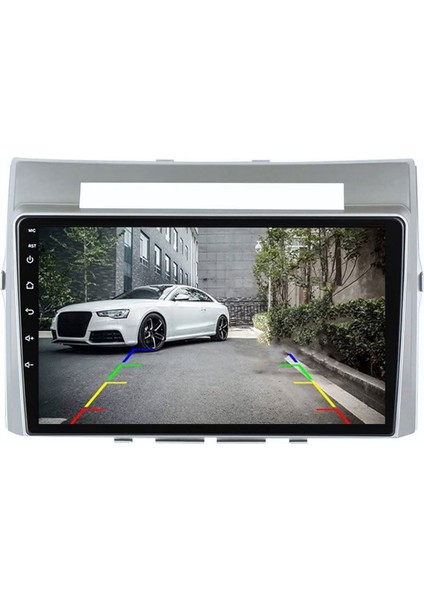 Toyota Verso Araç Multimedya Android Ekran Carplay Navigasyon Double Teyp 2+32 9" 04-09 Silver