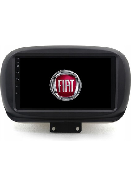 Fiat 500X Araç Multimedya Android Ekran Carplay Navigasyon Double Teyp 4+64 9" 15-21 Black