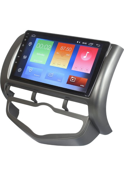 Honda Jazz Araç Multimedya Android Ekran Carplay Navigasyon Double Teyp 4+64 9" 02-08 Gri