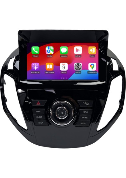 Ford B-Max Araç Multimedya Android Ekran Carplay Double Teyp Navigasyon 4+64 9" 10-19 P.black