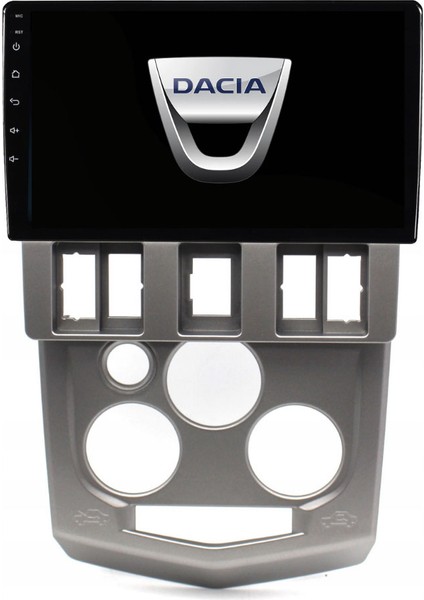 Dacia Logan Araç Multimedya Android Ekran Carplay Navigasyon Double Teyp 4+64 9" 04-09 Silver
