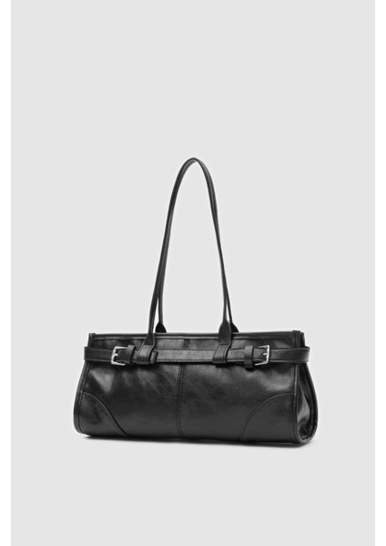 Kadın Enjoy Baget Çanta Siyah