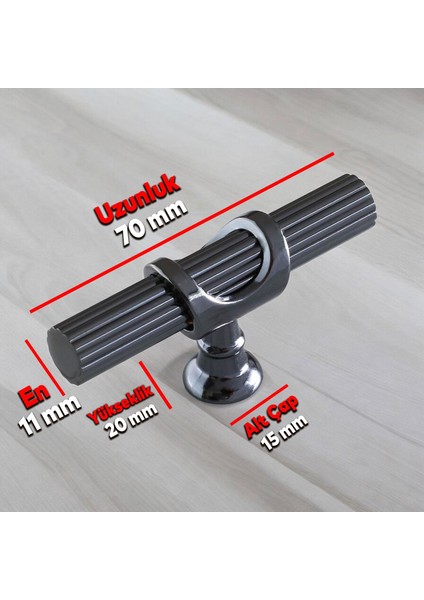 Metal Düğme Tek Vidalı Çekmece Mutfak Mobilya Dolabı Dolap Kulbu Kulpları Füme fiyatları