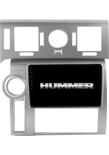 Hummer H2 Araç Multimedya Android Ekran Carplay Navigasyon Double Teyp 4+64 9" 08-09 Silver