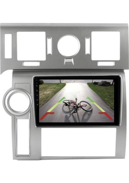 Hummer H2 Araç Multimedya Android Ekran Carplay Navigasyon Double Teyp 4+64 9" 08-09 Silver